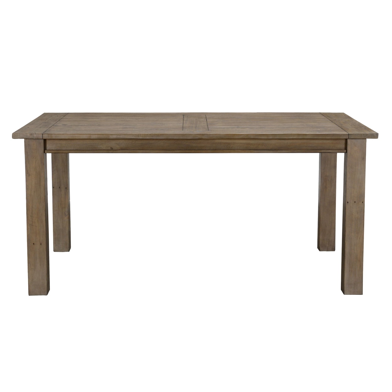Bm210363 Plank Style Reclaimed Wood Dining Table With Grains & Knots - Brown - 30 X 60 X 36 In.