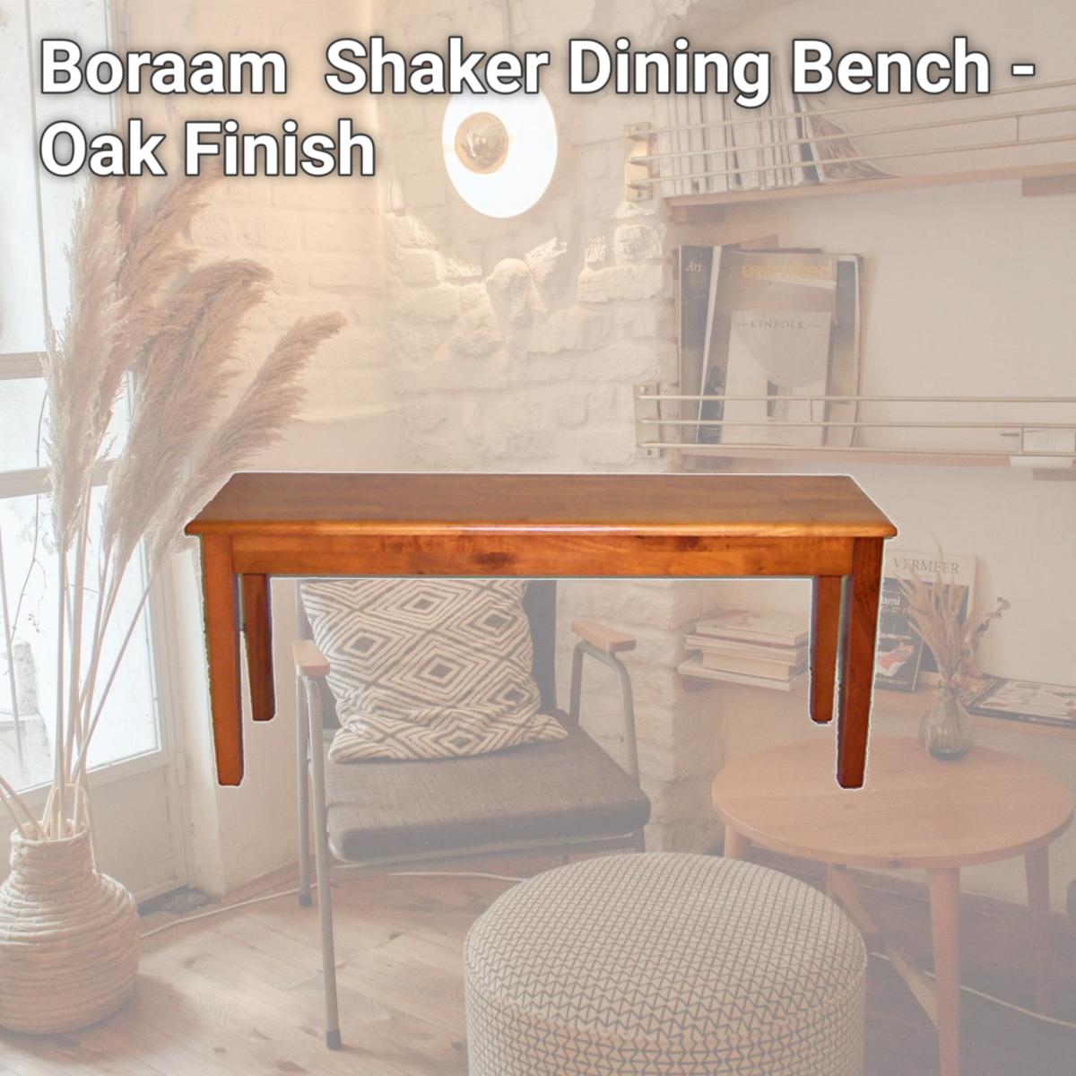 Picture of Boraam 36136 Shaker Dining Bench - Oak Finish