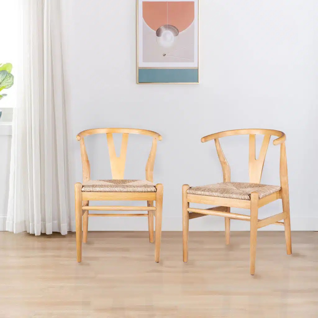 UPC 888437000608 product image for 50018 Wishbone Dining Chairs - Natural Finish - Set of 2 | upcitemdb.com