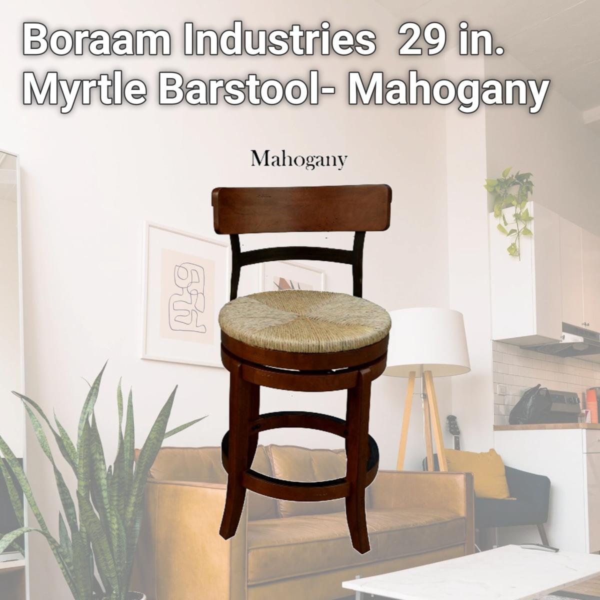 Picture of Boraam Industries 76829 29 in. Myrtle Barstool- Mahogany