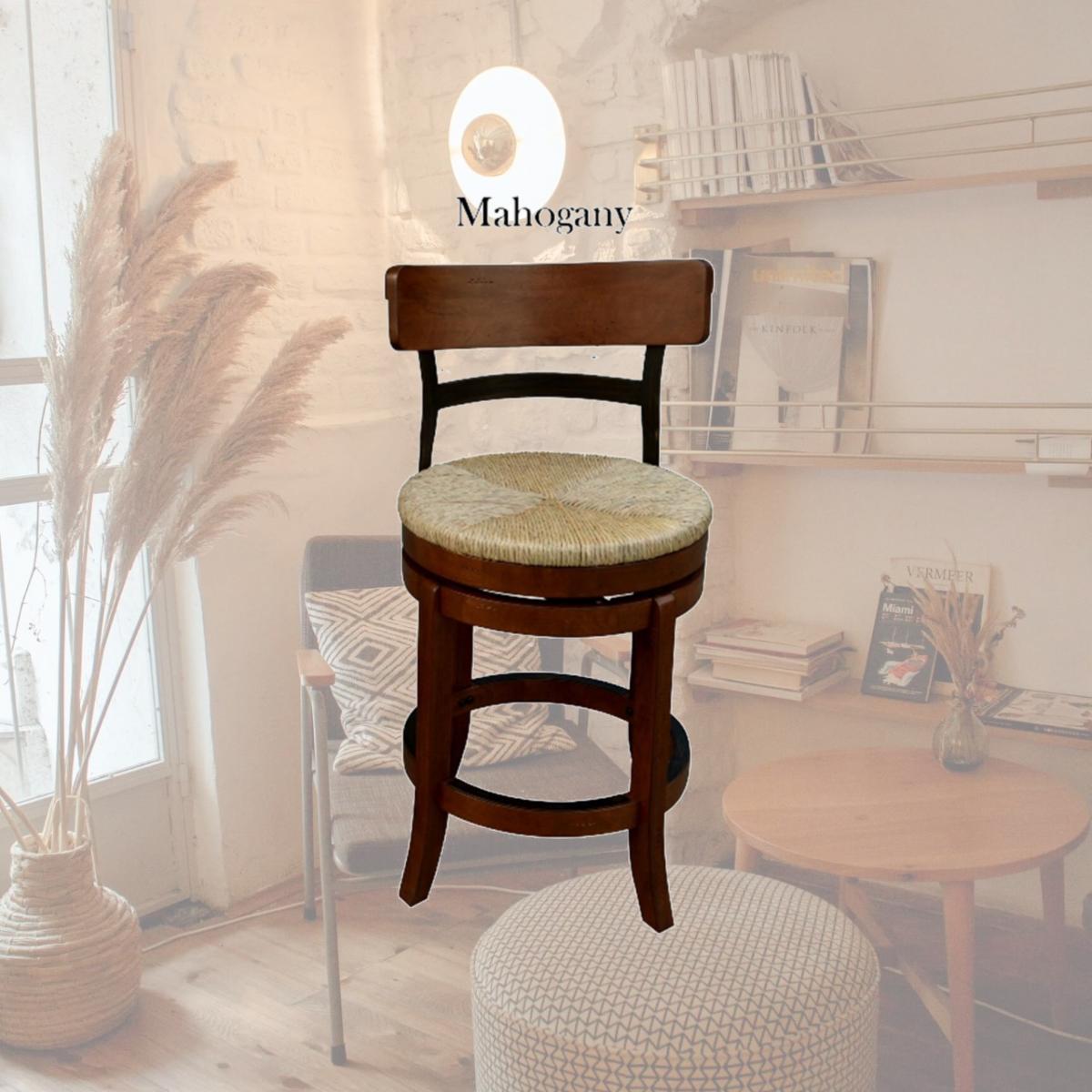 Picture of Boraam Industries 76829 29 in. Myrtle Barstool- Mahogany