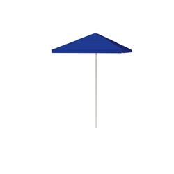 1020w1306 8 Ft. Patio Umbrella With Steel Frame & Vents - Classic Blue