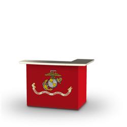 2000w1341 Us Marines Portable Bar, Red