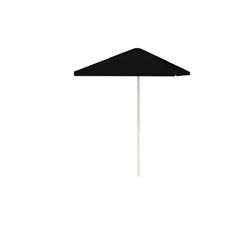 1020w1309 6 Ft. Square Market Umbrella, Black