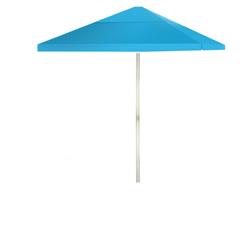 1020w1317 6 Ft. Square Market Umbrella, Solid Sky Blue