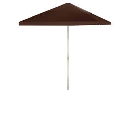 1020w1326 6 Ft. Square Market Umbrella, Solid Dark Brown