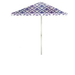1020w2105-pw Garden Party 6 Ft. Square Market Umbrella, Purple & White