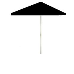 1020w2506 Champagne Bar 6 Ft. Square Market Umbrella, Black & White