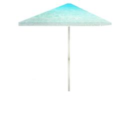 1020w2305 Sand Bar 6 Ft. Square Market Umbrella, Blue