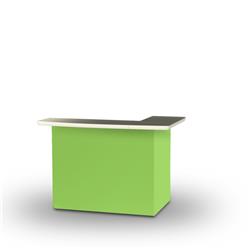 2000w1331 Portable Bar, Solid Lime Green