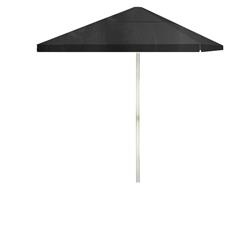1020w2411 6 Ft. Square Chalk Board Market Umbrella, Black