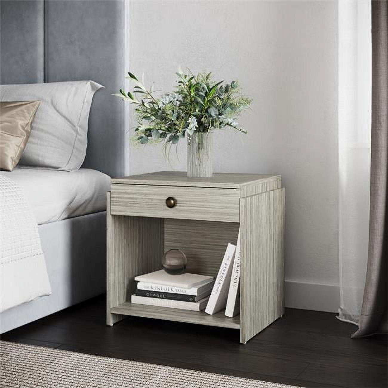 Sadie Low Profile Bedroom Nightstand