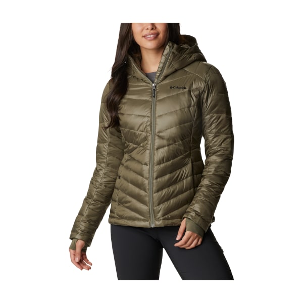 UPC 194894000427 product image for 60570676 Joy Peak Hooded Jacket for Ladies - Stone Green - Large | upcitemdb.com