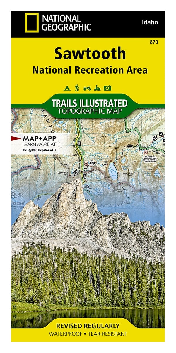 UPC 749717000094 product image for 60587595 Trails Illustrated Topographic Map Guide Series - Idaho - Sawtooth Nati | upcitemdb.com