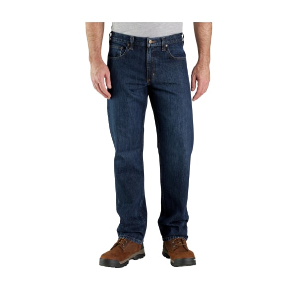 UPC 192776964553 product image for 81487518 Men Carhartt Relaxed-Fit 5-Pocket Jeans, Deep Creek - 33 in. Waist  | upcitemdb.com