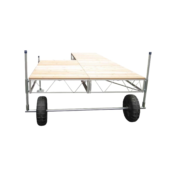 UPC 830043005607 product image for 81485716 Patriot Docks Patio Roll-In Dock with Cedar Decking - 16 ft. | upcitemdb.com