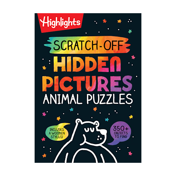 ISBN 9781644726754 product image for 81664800 Animal Puzzles Scratch-Off Hidden Pictures Activity Book by Highlights  | upcitemdb.com