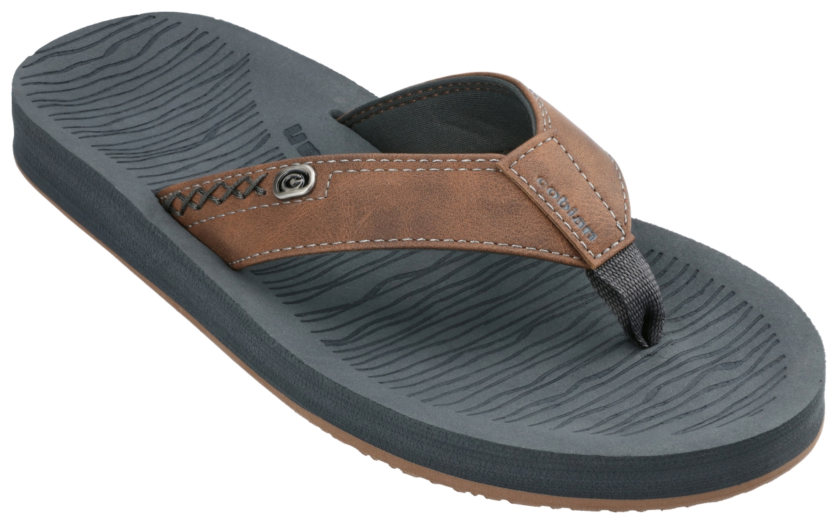 UPC 840207167171 product image for 75632663 Austin Thong Sandals for Men - Chestnut - Size 11 - Medium | upcitemdb.com