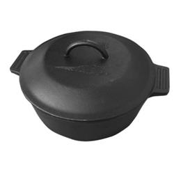 7600 4 Qt Covered Casserole Pot, Black
