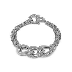 122179 Sterling Silver Veneto Style Links Bracelet