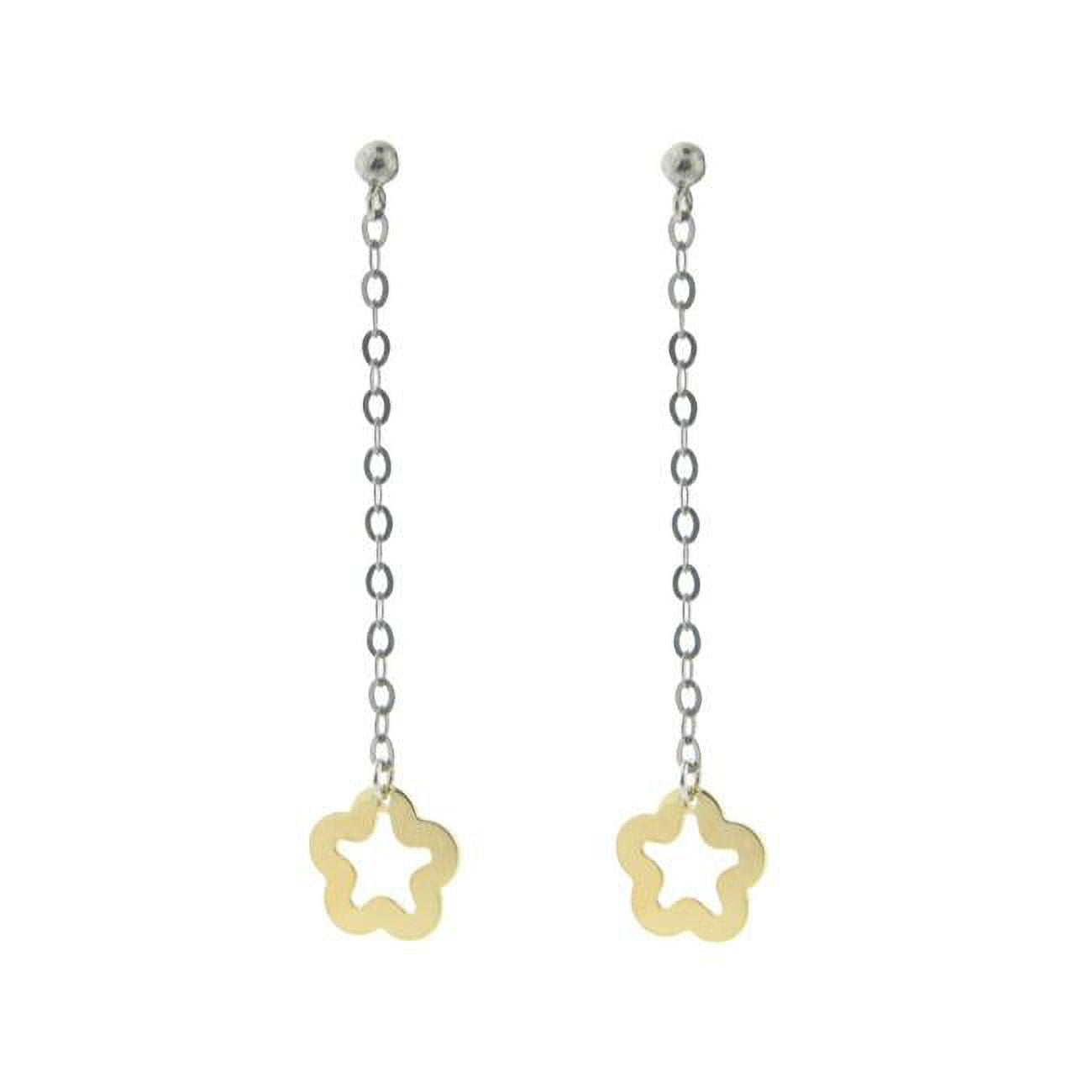 405169 Full Of Hearts Earrings In Yellow Gold Plated Sterling Silver