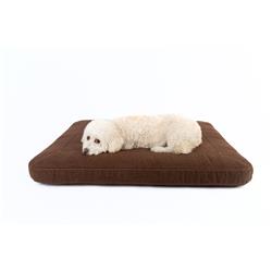 26-1001-sm-br Urban Pillow Dog Bed, Brunette Brown - Small