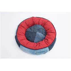 26-1007-sm-dr Urban Round Dog Bed, Small
