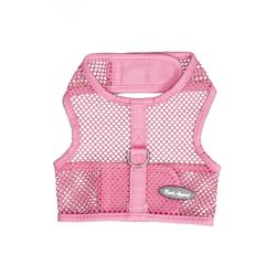 Ppnwng-xs Wrap N Go Netted Cloth Hook & Eye Harness, Pink - Extra Small