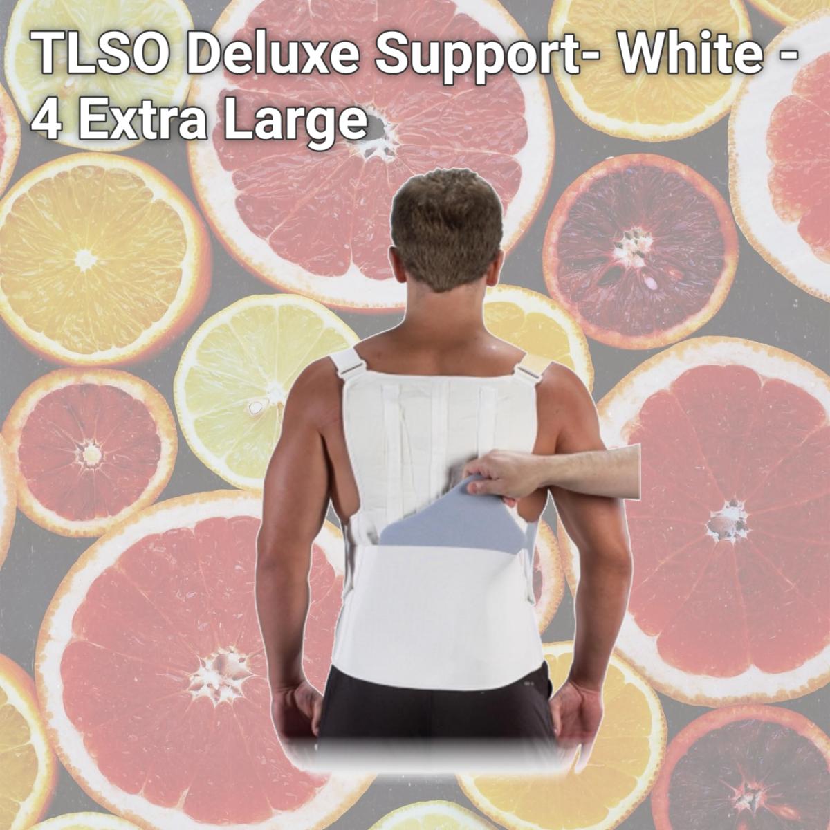 Picture of Bilt-Rite Mastex Health 10-10900-4X TLSO Deluxe Support- White - 4 Extra Large