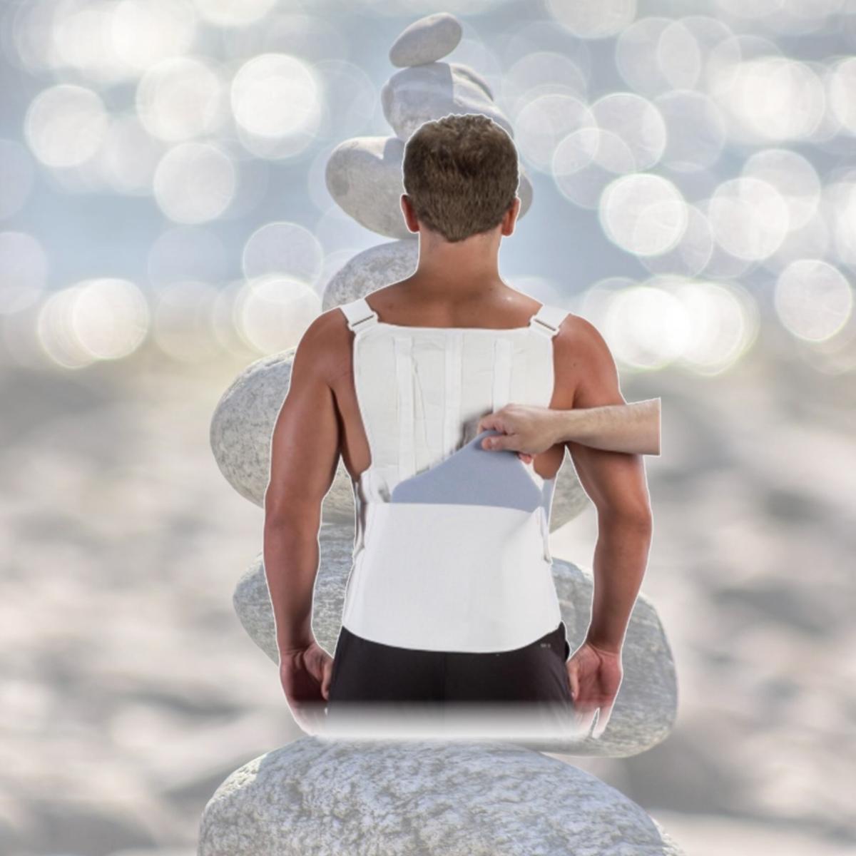 Picture of Bilt-Rite Mastex Health 10-10900-XL TLSO Deluxe Support- White - Extra Large