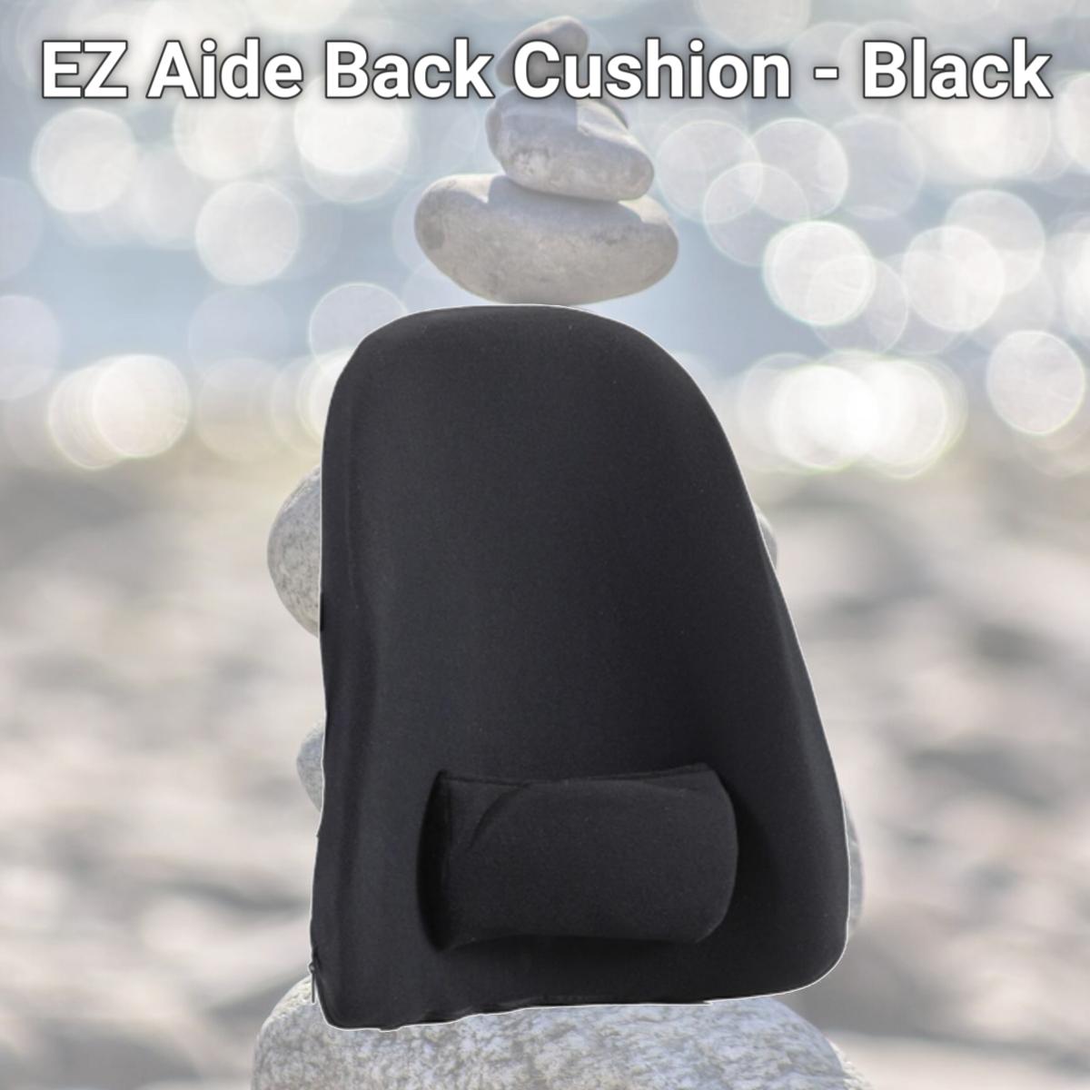 Picture of Bilt-Rite Mastex Health 10-47074 EZ Aide Back Cushion - Black