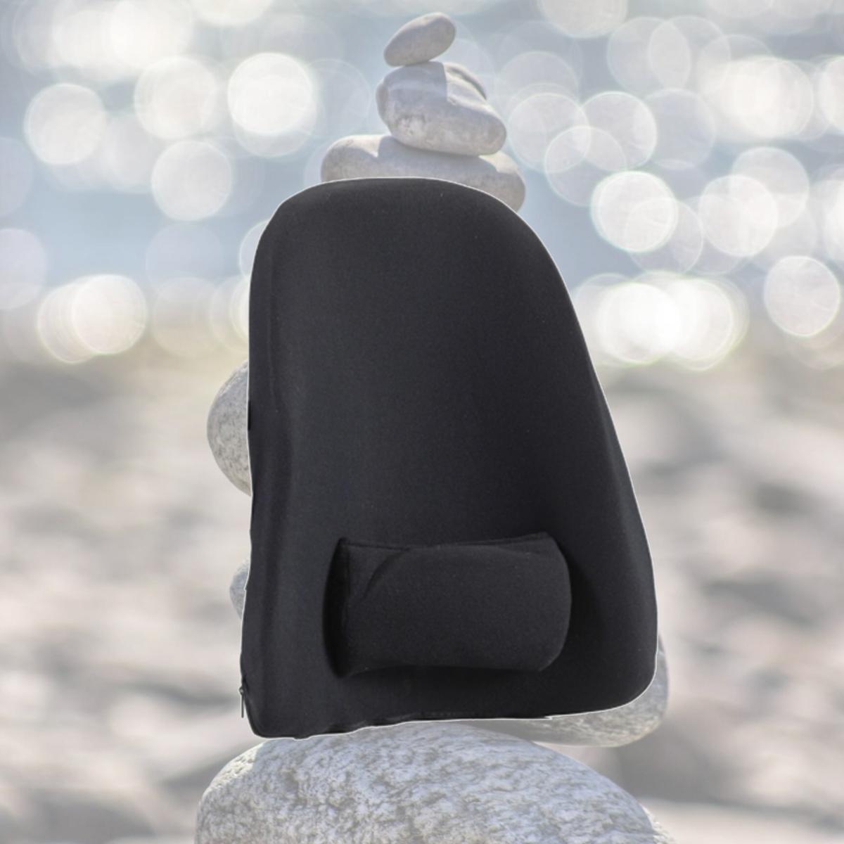Picture of Bilt-Rite Mastex Health 10-47074 EZ Aide Back Cushion - Black