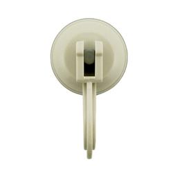 8501b-bei Push N Stay Suction Hook, Beige - Large