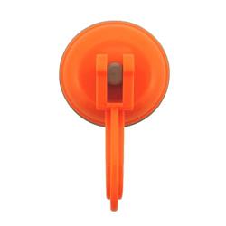 8502b-ora Push N Stay Suction Hook, Orange - Medium