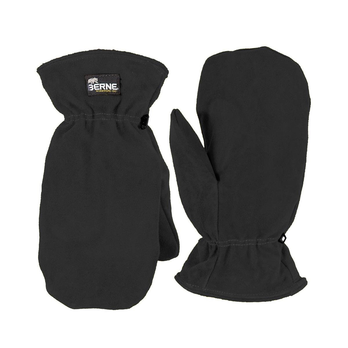 UPC 092021110134 product image for GLV95BK440 Sherpa Lined Mitten Gloves, Black - Large | upcitemdb.com