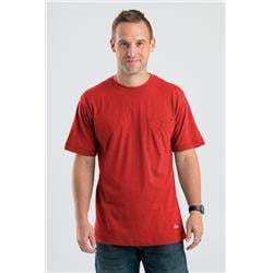 UPC 092021375922 product image for BSM38DRR480 Mens Lightweight Performance Short Sleeve T-Shirt, Deep Red - Extra  | upcitemdb.com