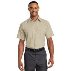 UPC 092021386973 product image for SH24PTYR600 Regular Short Sleeve Ripstop Work Shirt, Putty - 4XL | upcitemdb.com