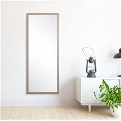 Bm070nm 1.75 In. Modern Living Wood Floor Mirror, Light & Dark Grey