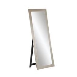 Bm001nm-sa 17.5 In. Modern Freestanding Mirror, Stainless Silver