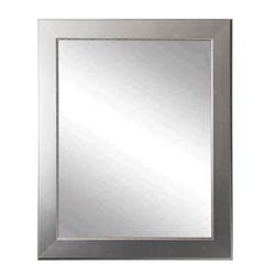 Mod Euro Silver Framed Vanity Wall Mirror 32 X 55 In.