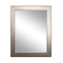 Subway Silver Framed Vanity Wall Mirror 32 X 38 In. Bm014l