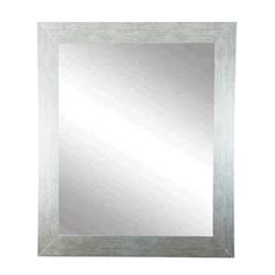 Stainless Grain Framed Vanity Wall Mirror 32 X 41 In. Bm004m3