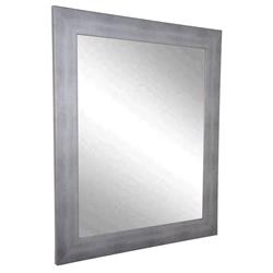 Muted Cool Silver Framed Vanity Wall Mirror 32 X 38.5 In. Av40large