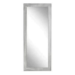 Smooth Gray Barnwood Framed Floor Leaning Tall Mirror 32.5 X 66 In. Av35tall