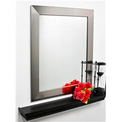 Silver Entry Way Framed Vanity Wall Mirror 32 X 36 In. Bm001m2-e