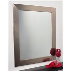Silver Solitaire Vanity Framed Vanity Wall Mirror 32 X 38.5 In. Av1large