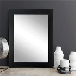 Formal Black Vanity Framed Vanity Wall Mirror 32 X 38.5 In. Av2large