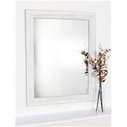 White Texture Vanity Framed Vanity Wall Mirror 21 X 31.5 In. Av18small