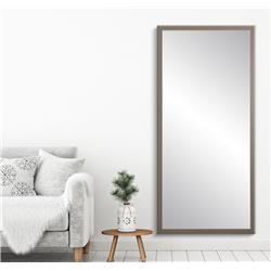 Modern Matte Gray Floor Mirror 29.5 X 68.5 In. Bm070t