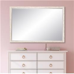 Silver And Cream Aspen Wall Mirror 30 X 34 In. Bm072m2